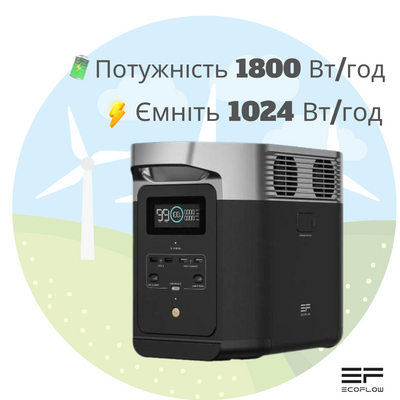 Зарядна станція EcoFlow DELTA 2 (ZMR330-CN) ZMR330-CN фото