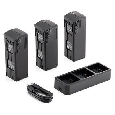 Комплект акумуляторів DJI Mavic 3 Enterprise Battery Kit (3шт Battery with Charging Hub up to 100w) (CP.EN.00000421.01) CP.EN.00000421.01 фото