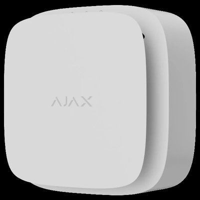 Ajax&nbsp;FireProtect&nbsp;2&nbsp;RB&nbsp;(Heat/CO)&nbsp;(8EU)&nbsp;ASP&nbsp;white Бездротовий пожежний сповіщувач температури&nbsp;та&nbsp;чадного&nbsp;газу 99-00016469 фото